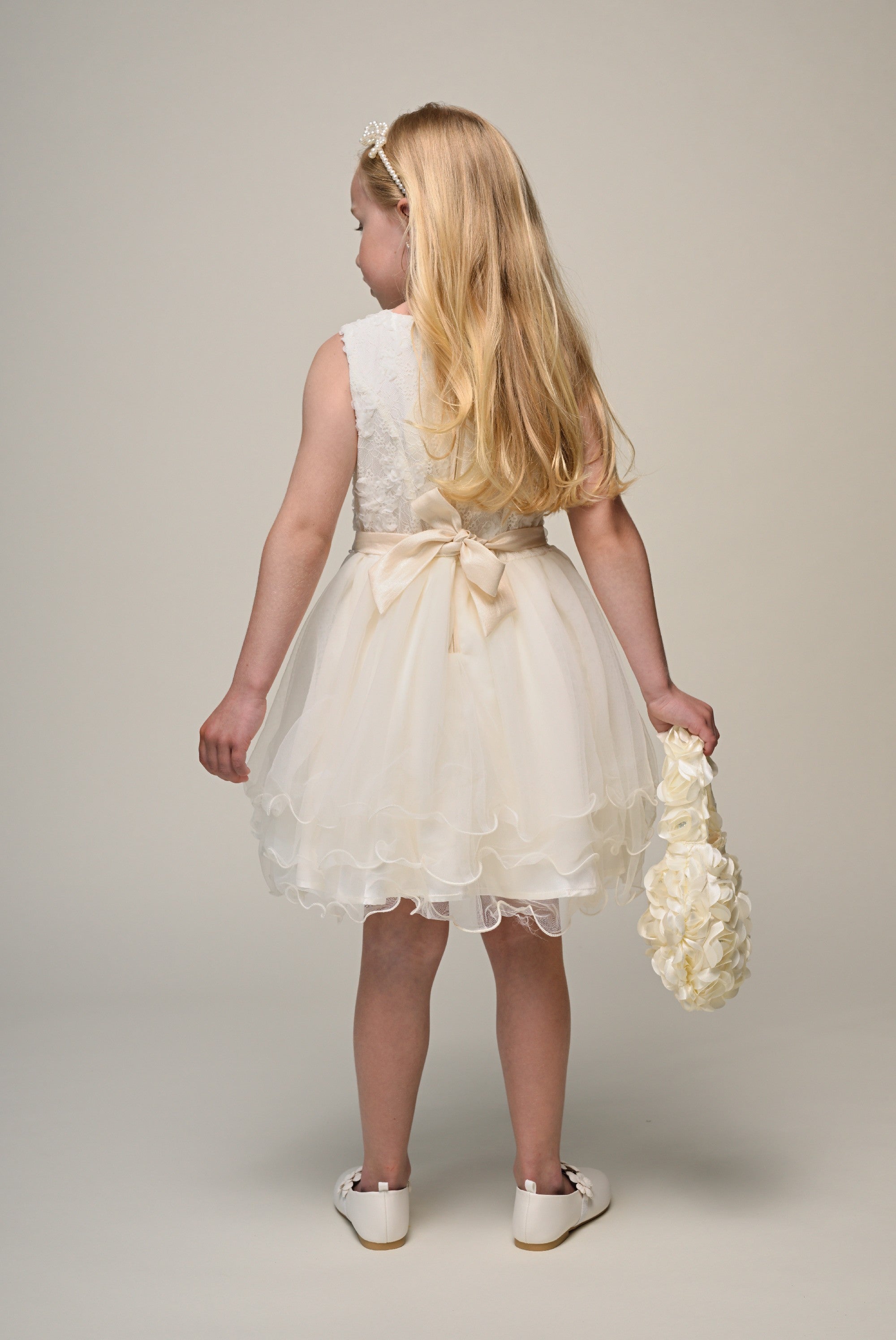 SYMPHA feest jurk. Pearl