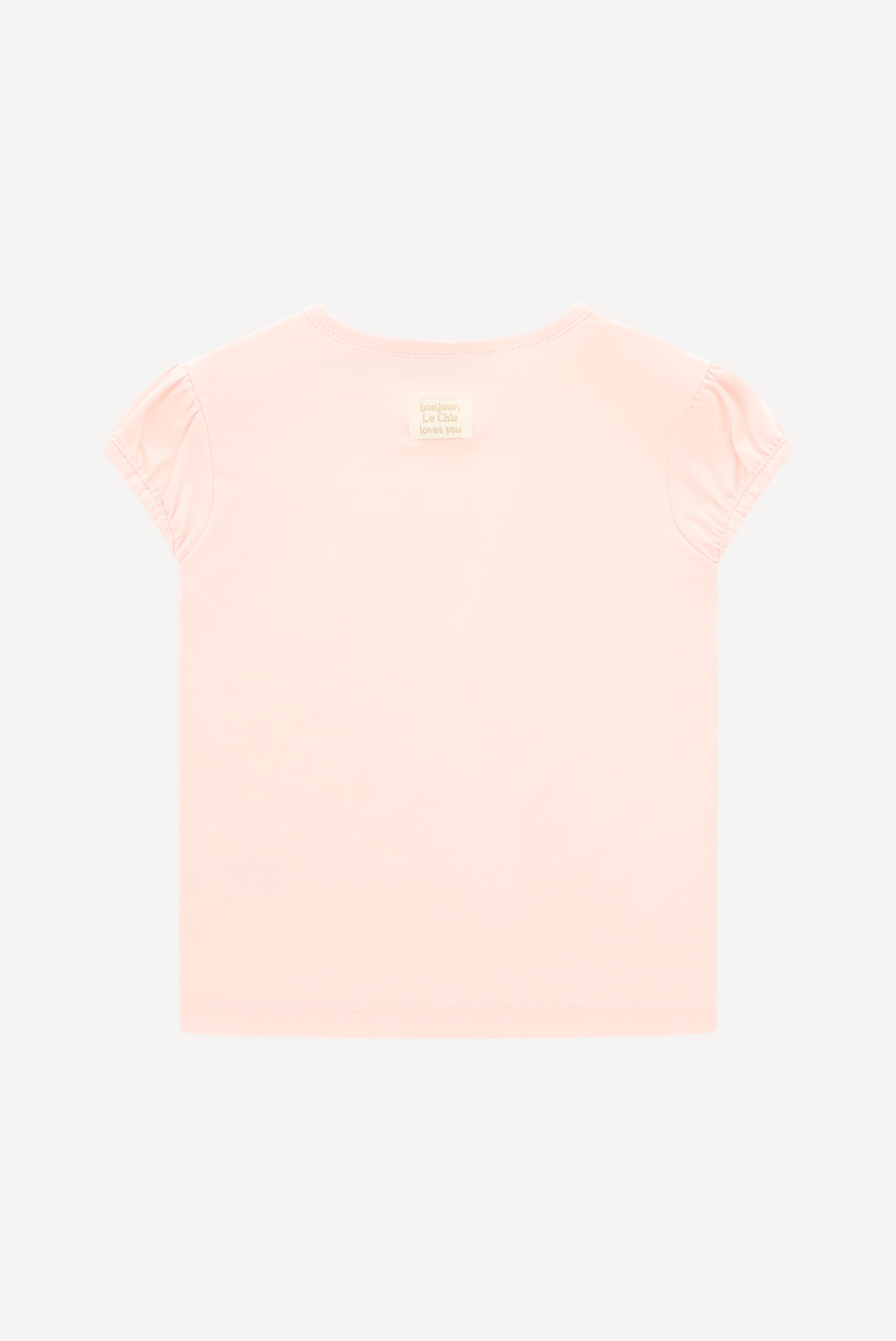 NOKI parel T-shirt. Pink Symphony