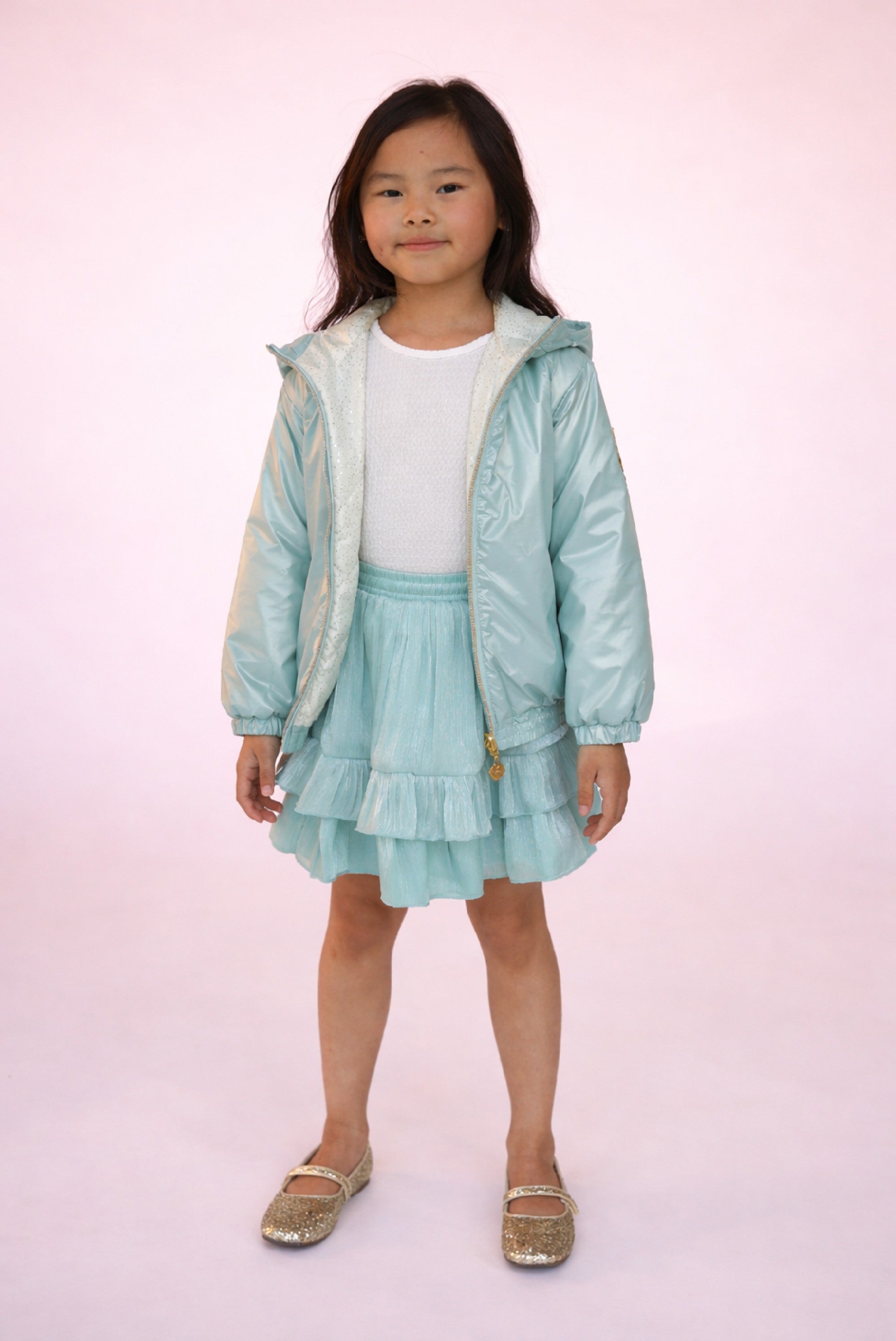 BETHY reversible zomerjack. Azure Waters