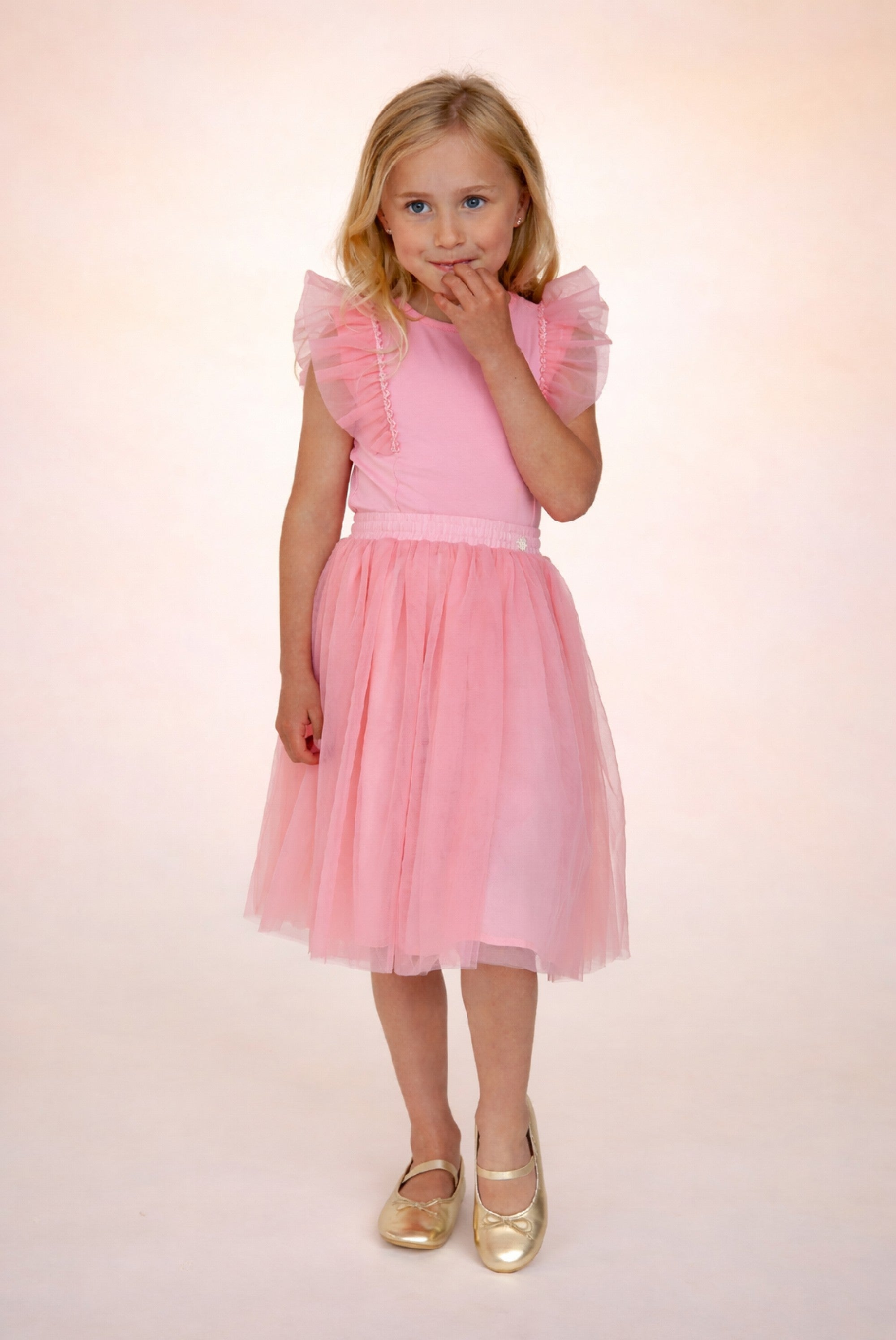 NOPPY mouwloos T-shirt. Flamingo Festival