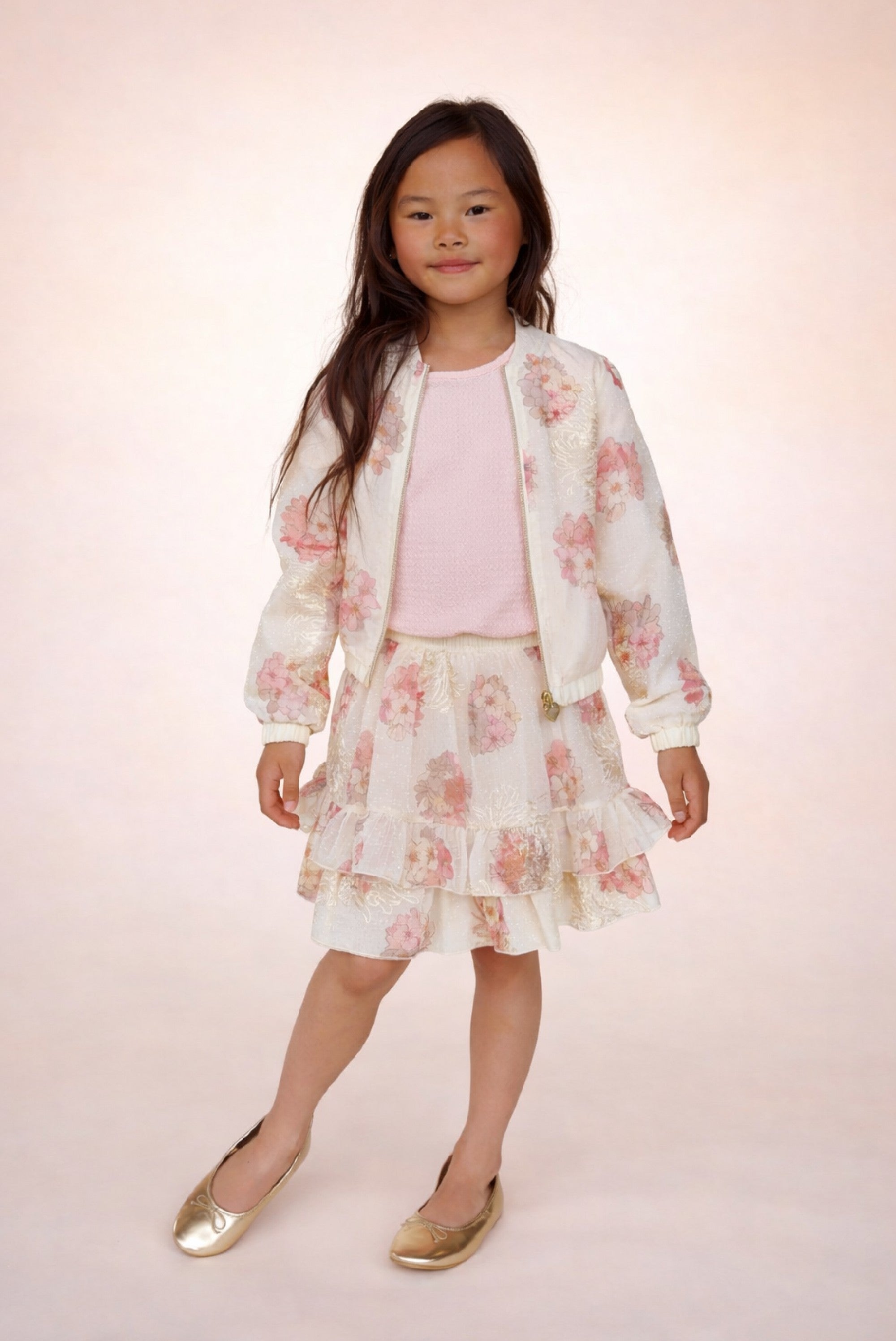 TAMAR zomer rok. Off White Bouquet