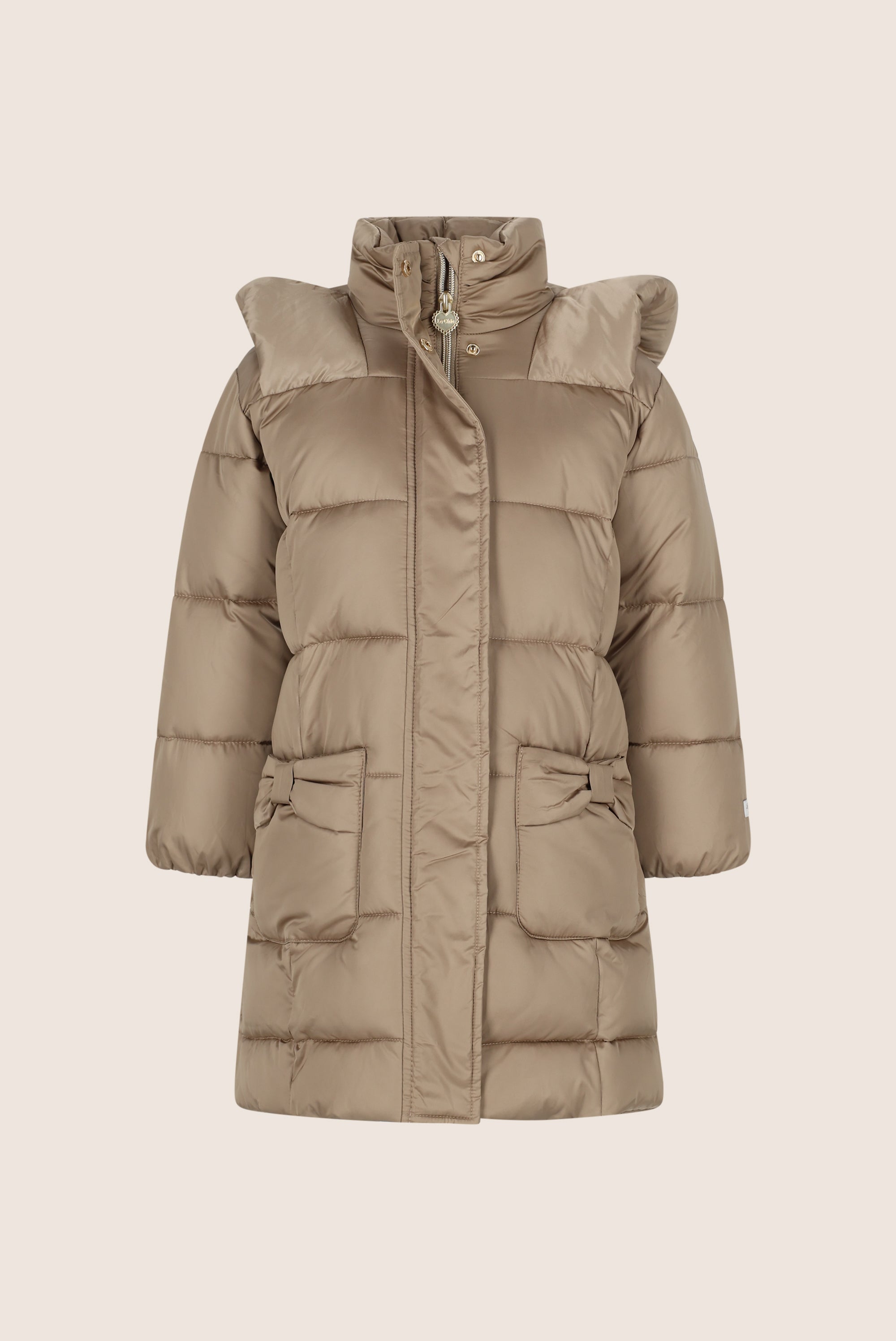 BLOOM lange winter puffer - Dark Champagne