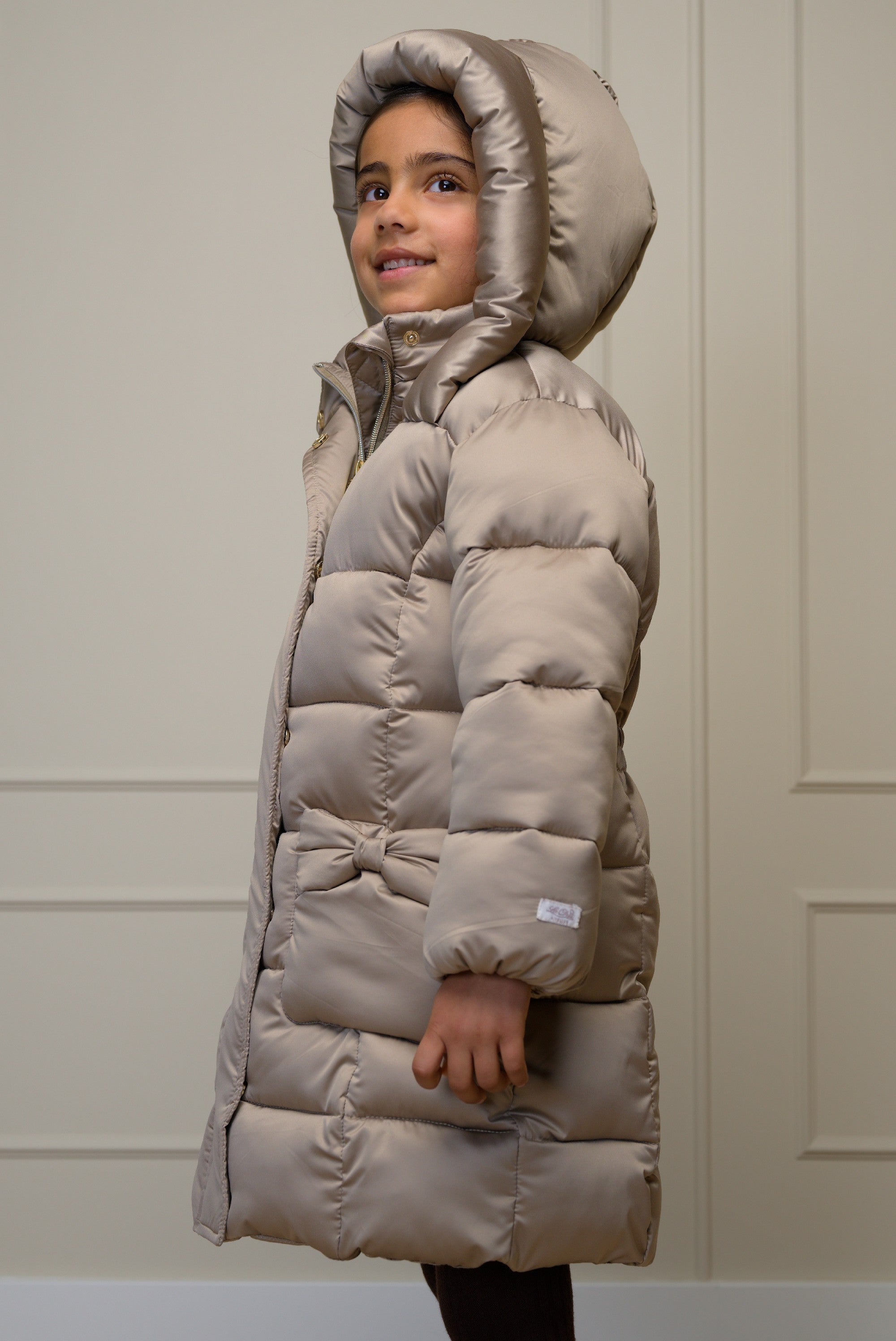 BLOOM lange winter puffer - Dark Champagne