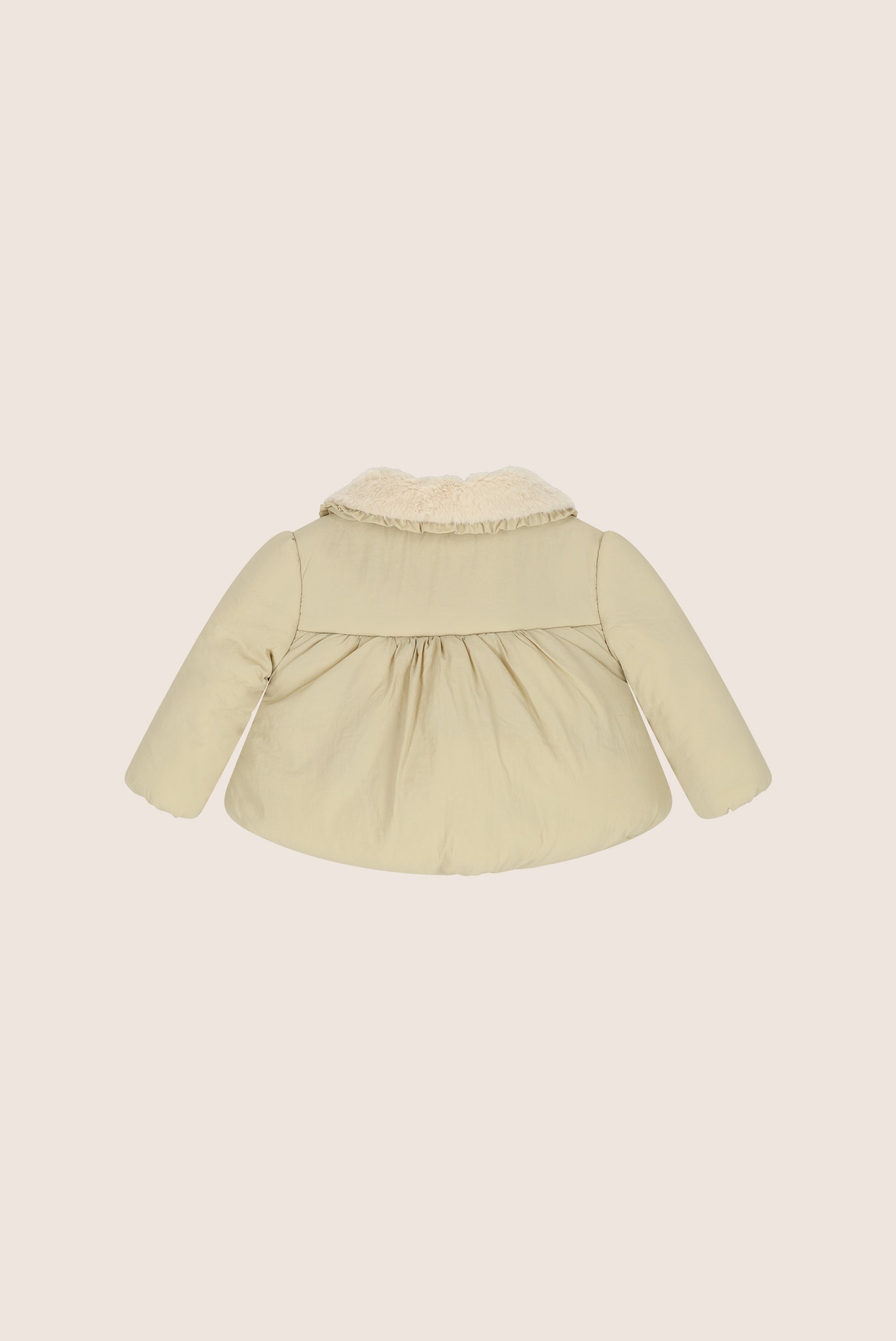 BAIRY puffy winterjasje met strikken - Dune Delight