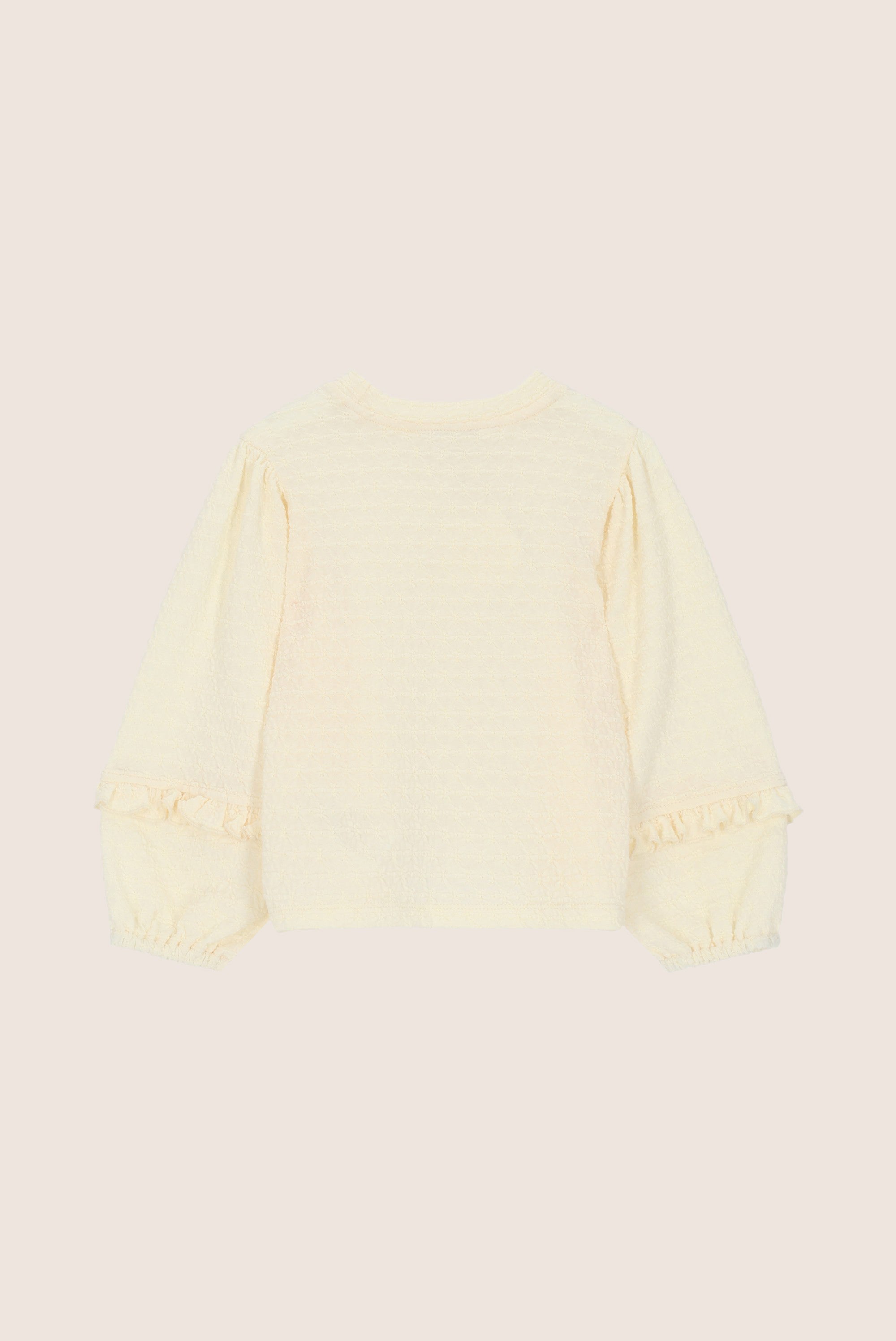 NOUR top met pofmouwen - Off White