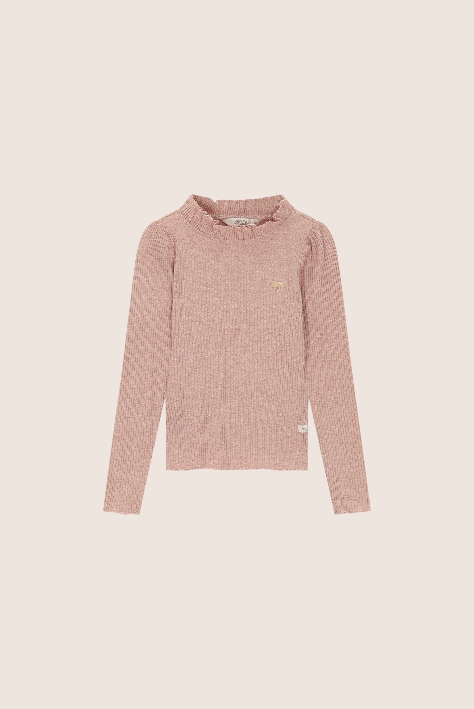 NOVA rib longsleeve - Victorian Pink