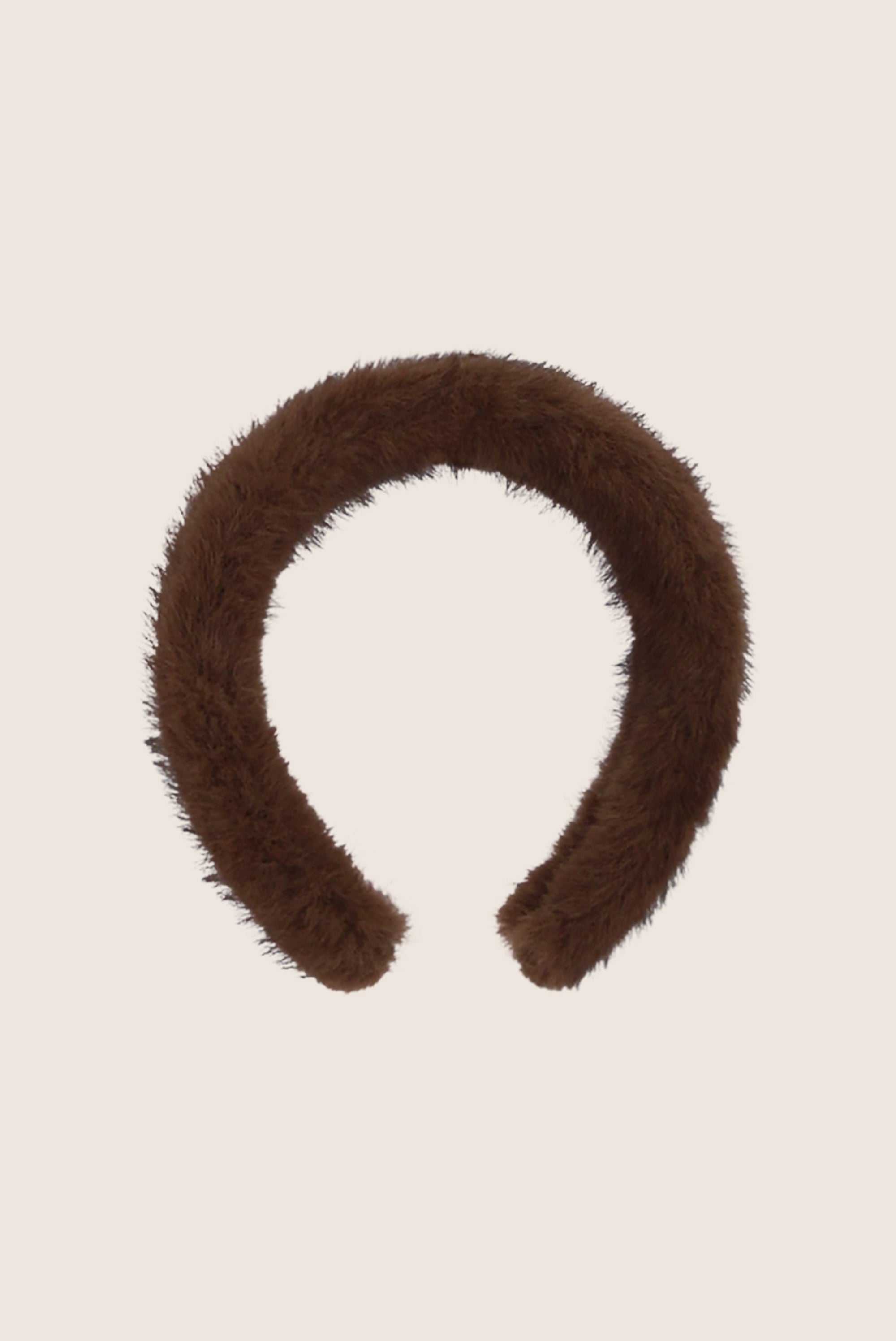 ROMY furry haarband - Chocolate Chip