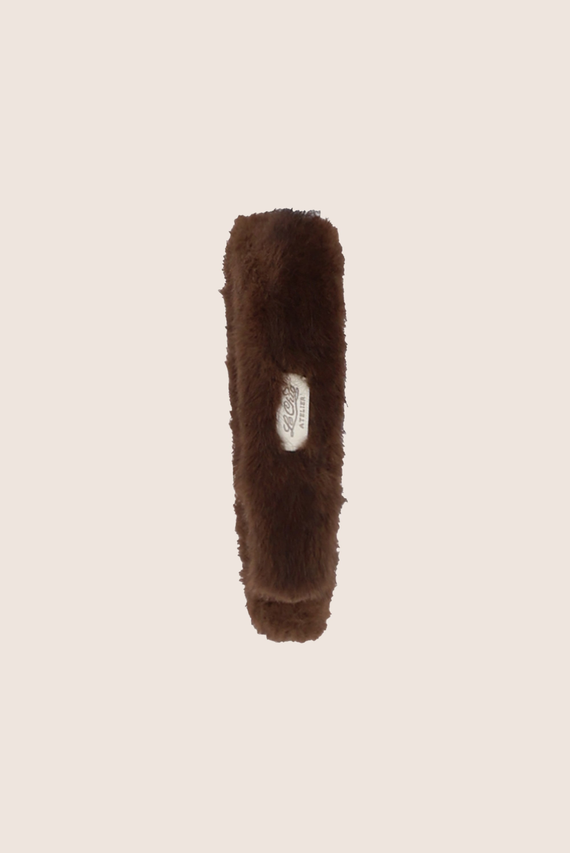 ROMY furry haarband - Chocolate Chip