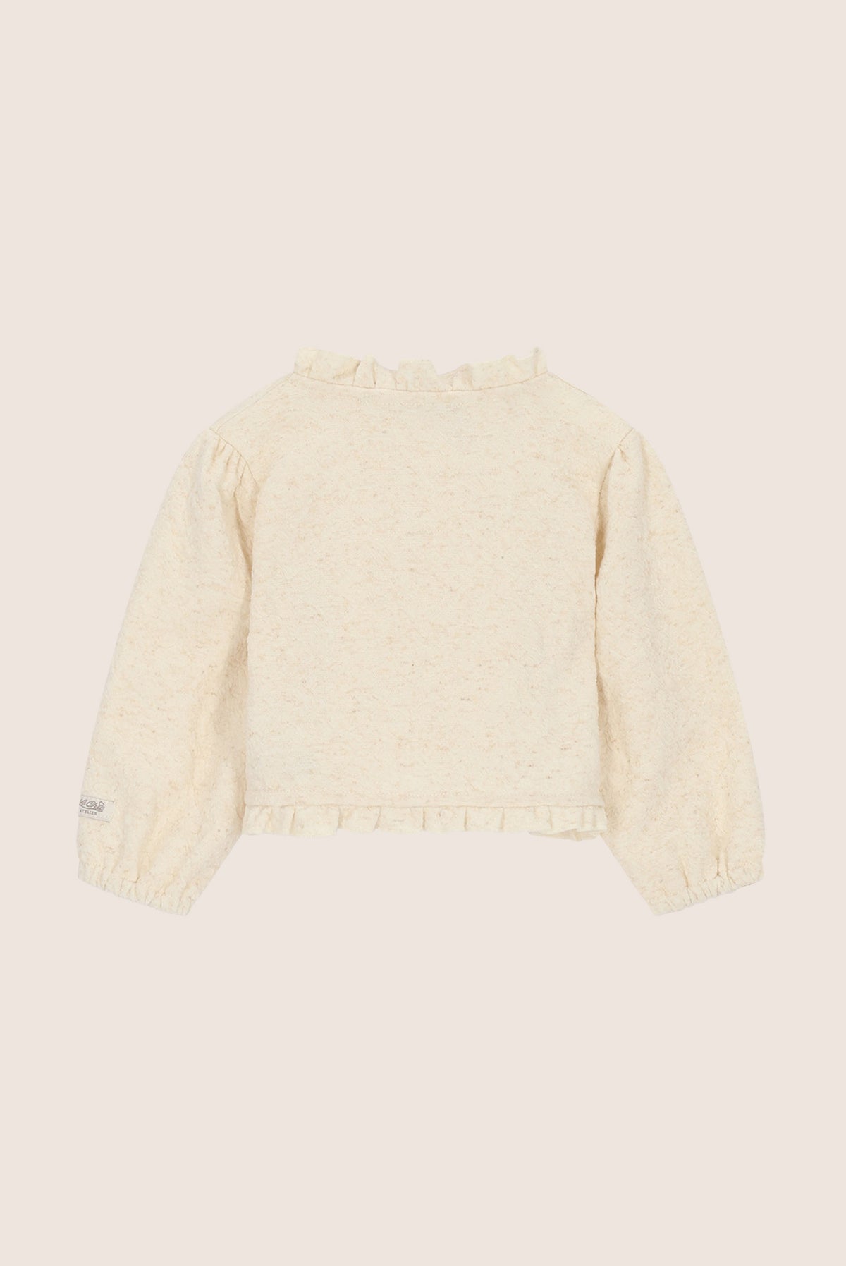 OPHALY vestje met ruffles - Beige Melee