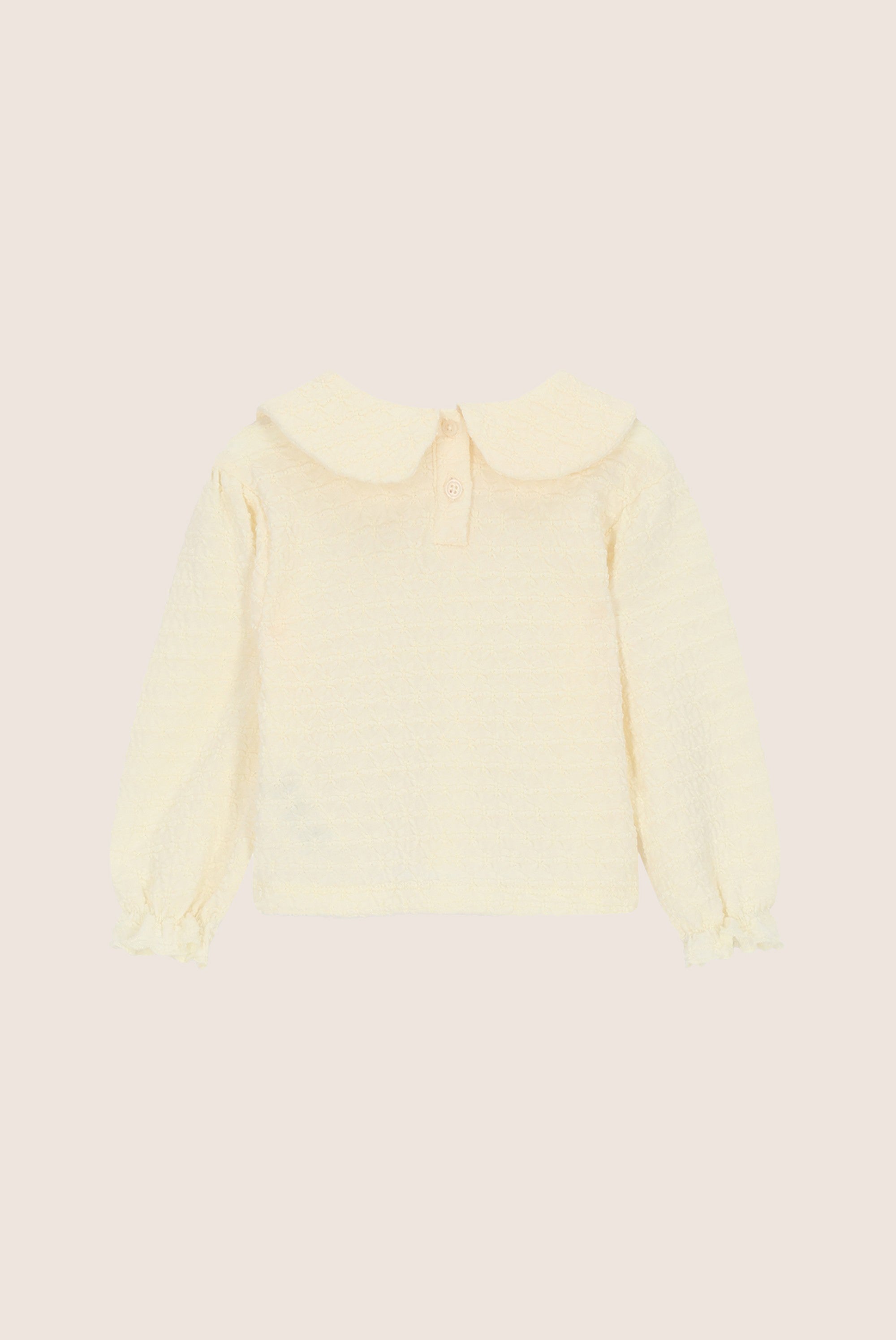 NOURY fancy top met kraagje - Off White