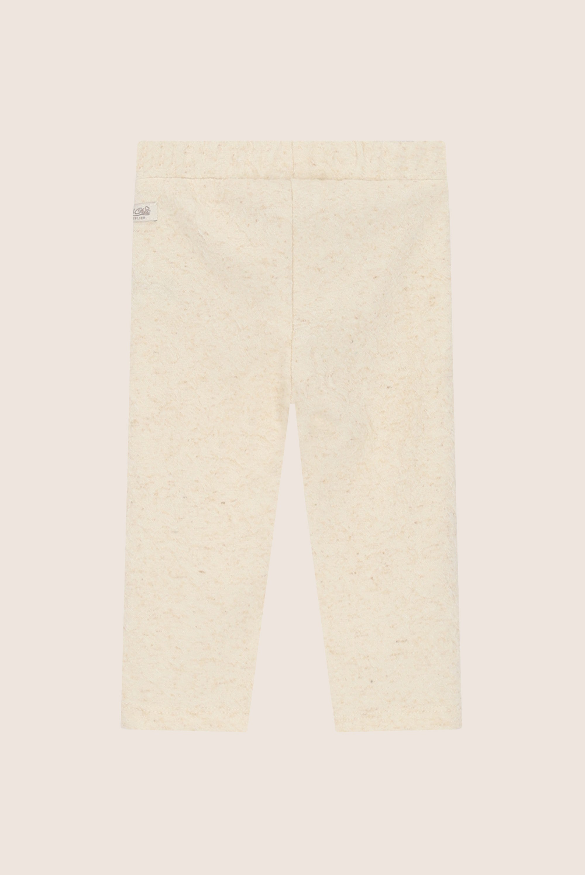 DILY broekje met ruffles - Beige Melee