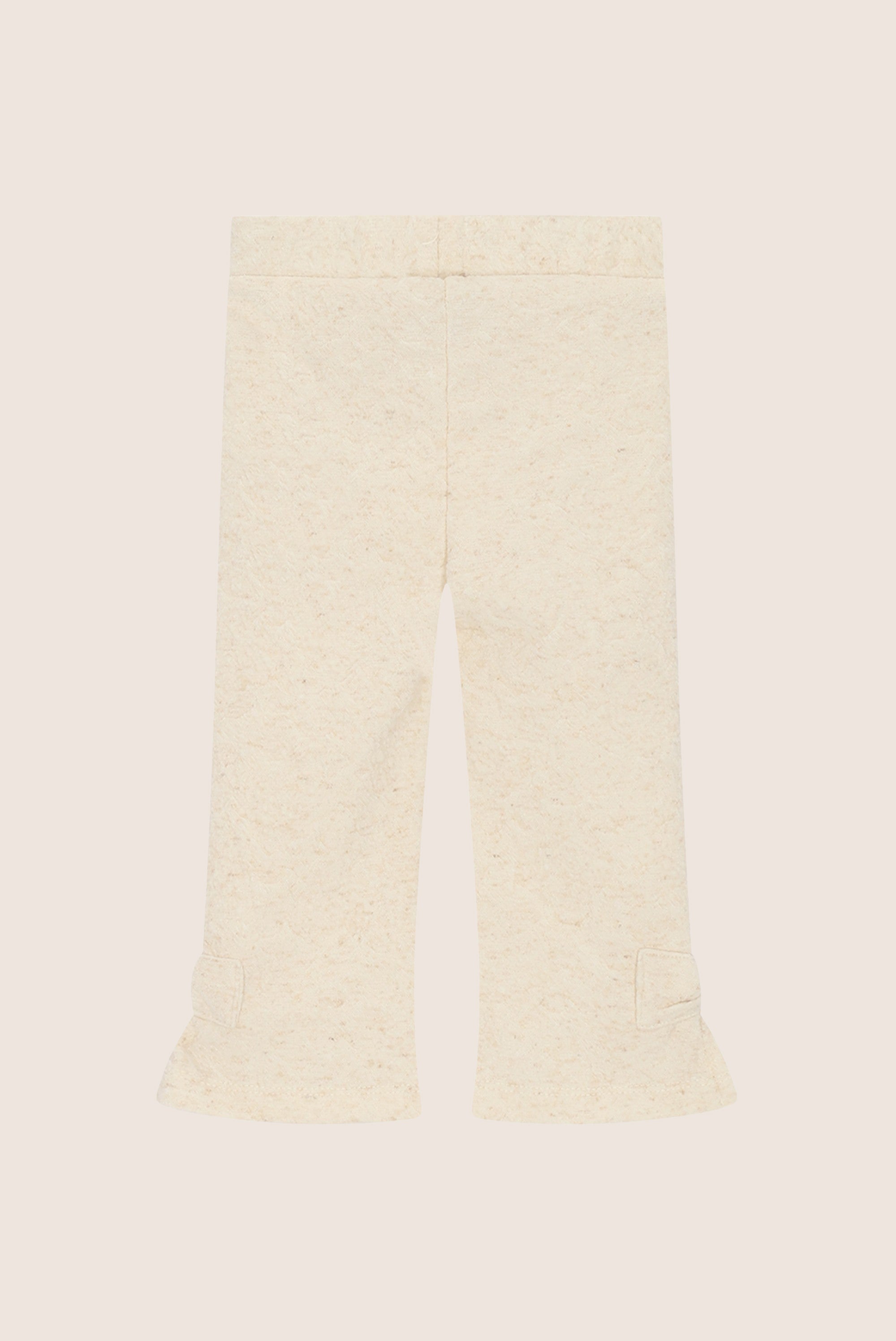 DARY flared broekje met strikken - Beige Melee