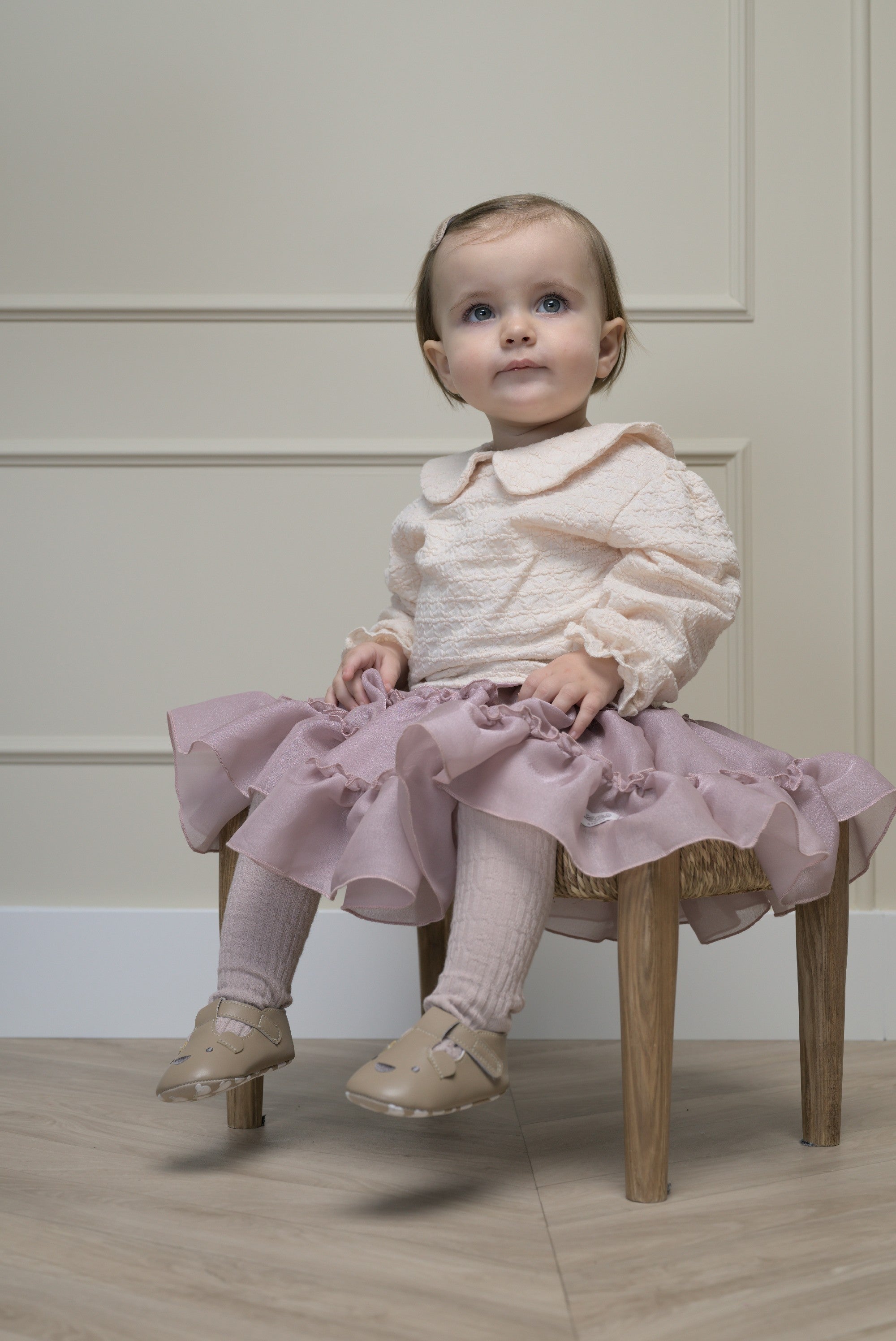 TREY glanzende petticoat - Victorian Pink