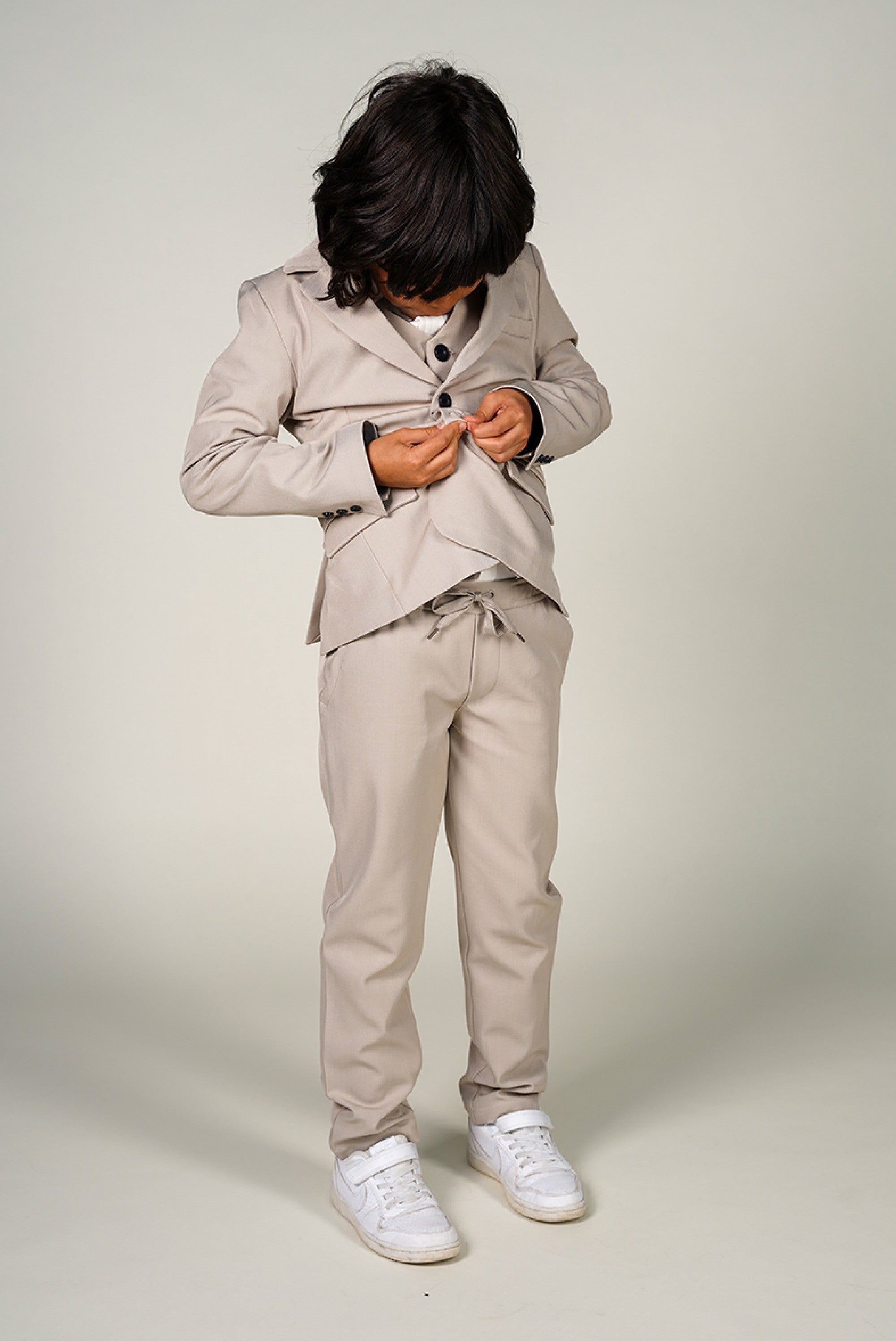 ABEL blazer. Oyster Grey