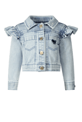 ALIDA ruffle denim jacket - Le Chic Fashion