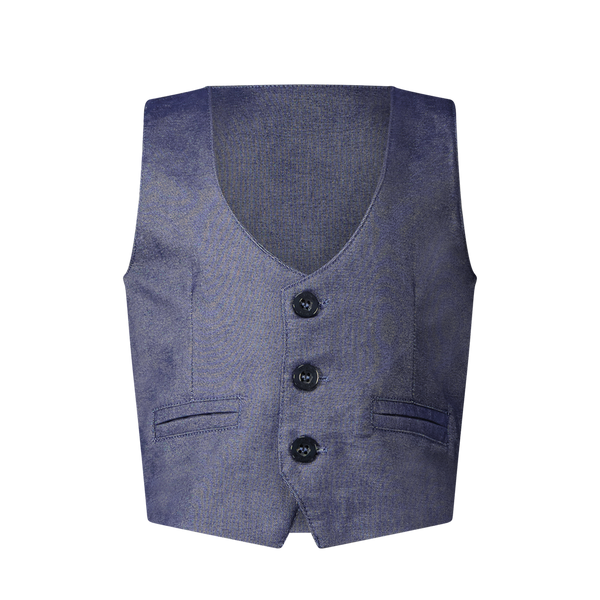 GARÇON baby chambray gilet - Le Chic Fashion