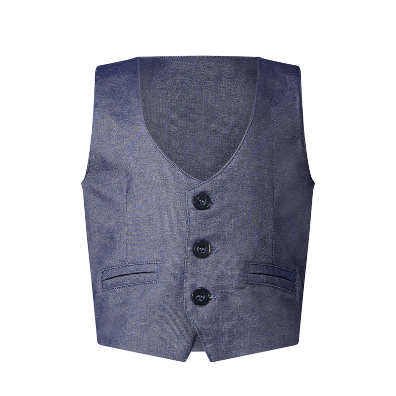 GARÇON baby chambray gilet - Le Chic Fashion