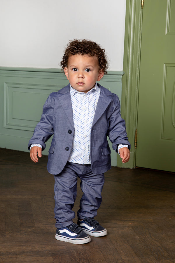 GARÇON baby chambray pants - Le Chic Fashion