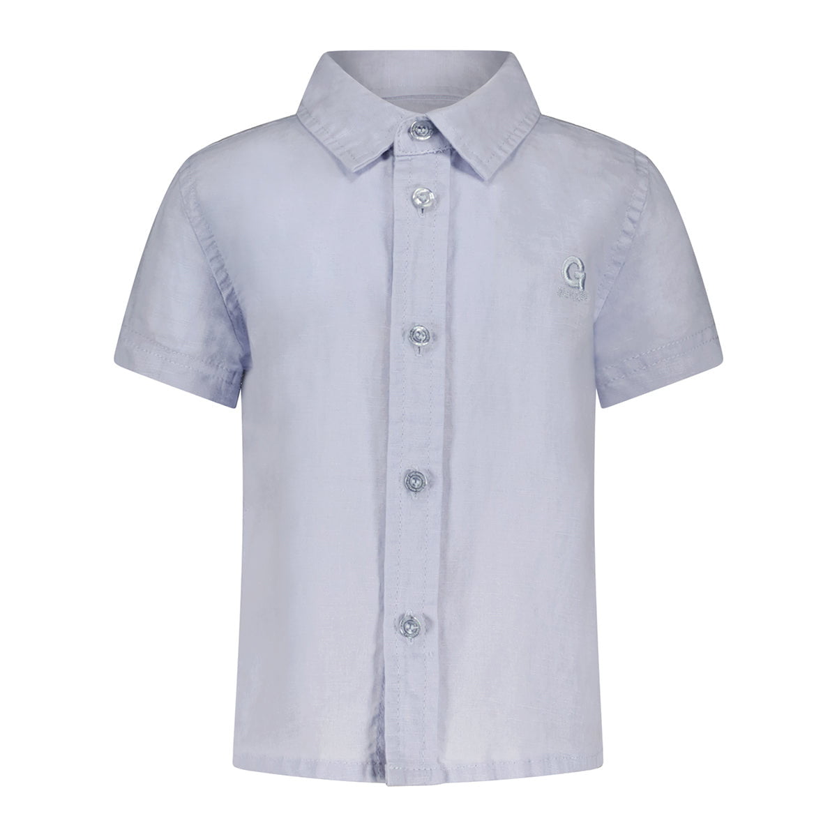 GARÇON baby linen blouse short sleeves