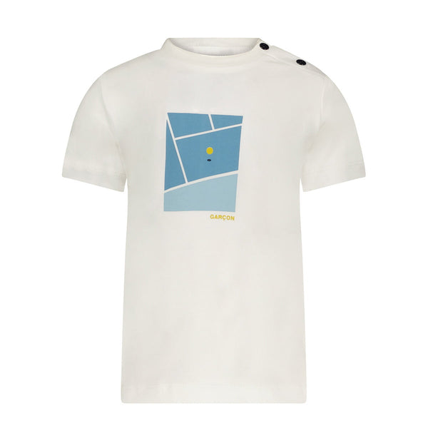 JONGEN baby tennisbaan T-shirt