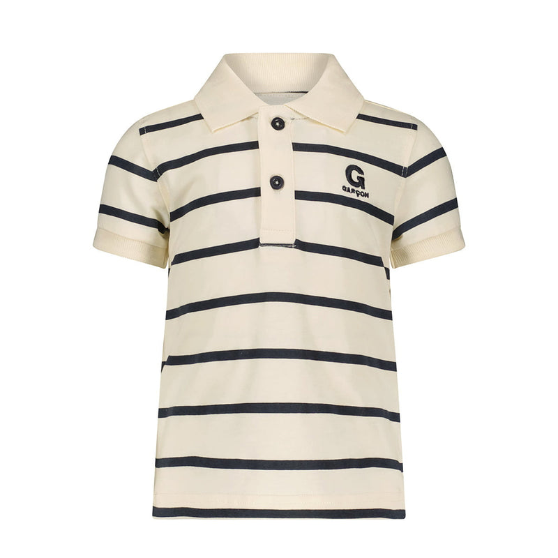 GARÇON baby striped polo