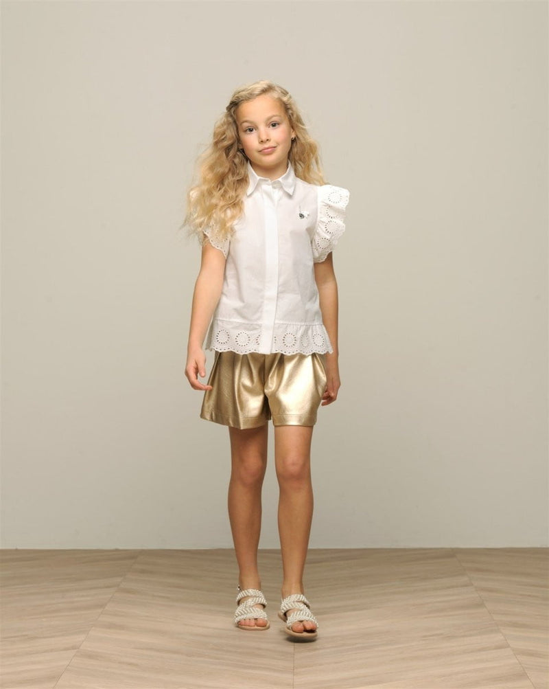 AMIYA broderie blouse - Le Chic Fashion