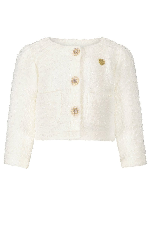 AMSYLA glitter-knit jacket Spring/Summer '24 - Le Chic Fashion