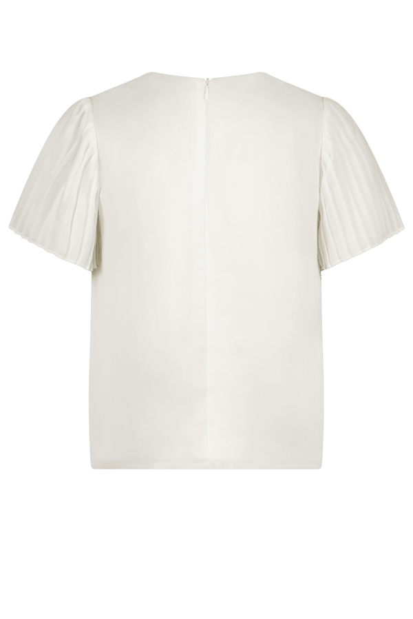 ARLA plissée voile blouse - Le Chic Fashion