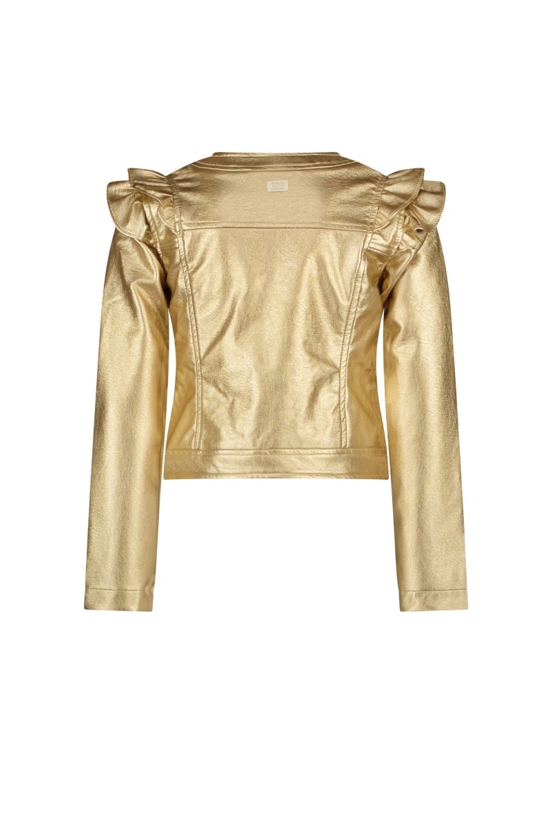 ARLYN gold fake leather jacket Spring/Summer '24 - Le Chic Fashion