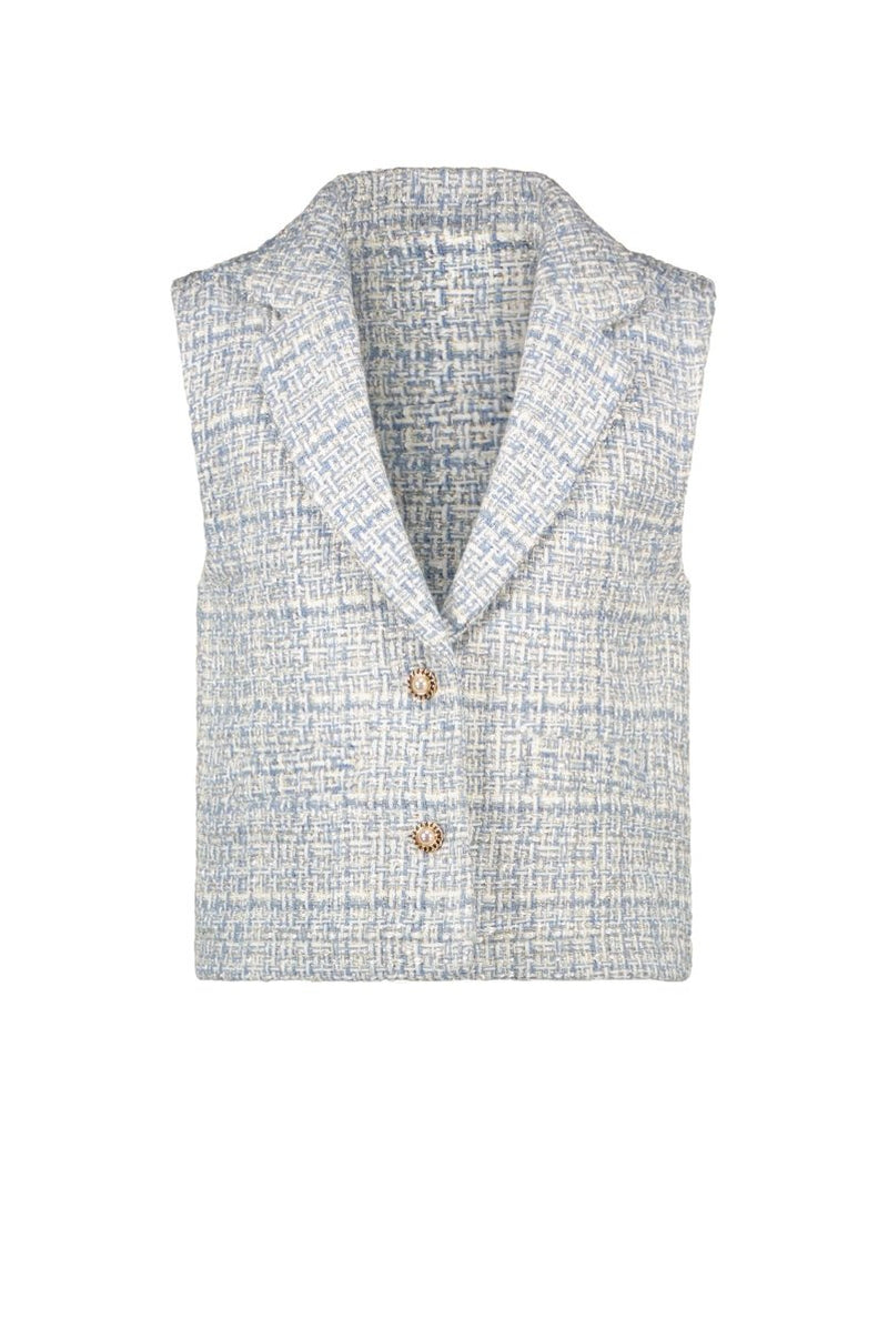 AVEN tweed gilet - Le Chic Fashion