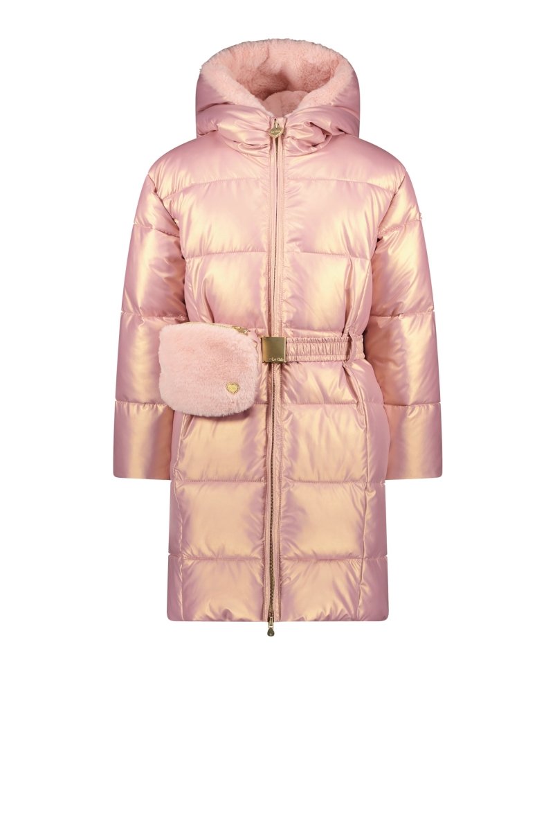 BIRDO furry bag & belt coat - Le Chic Fashion