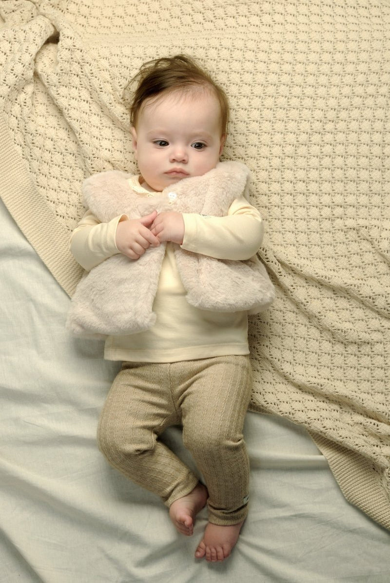 DOSY rib melée baby trousers - Le Chic Fashion