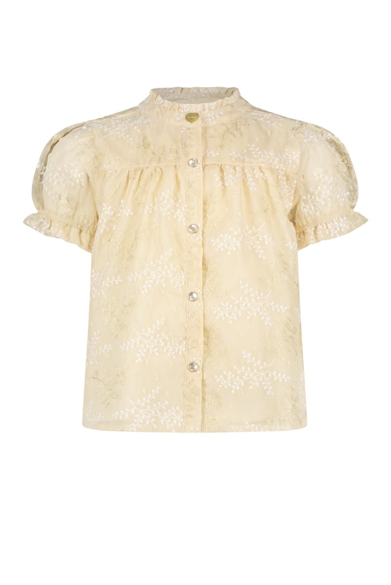 ELIXIR leaf-chiffon blouse Spring/Summer '24 - Le Chic Fashion