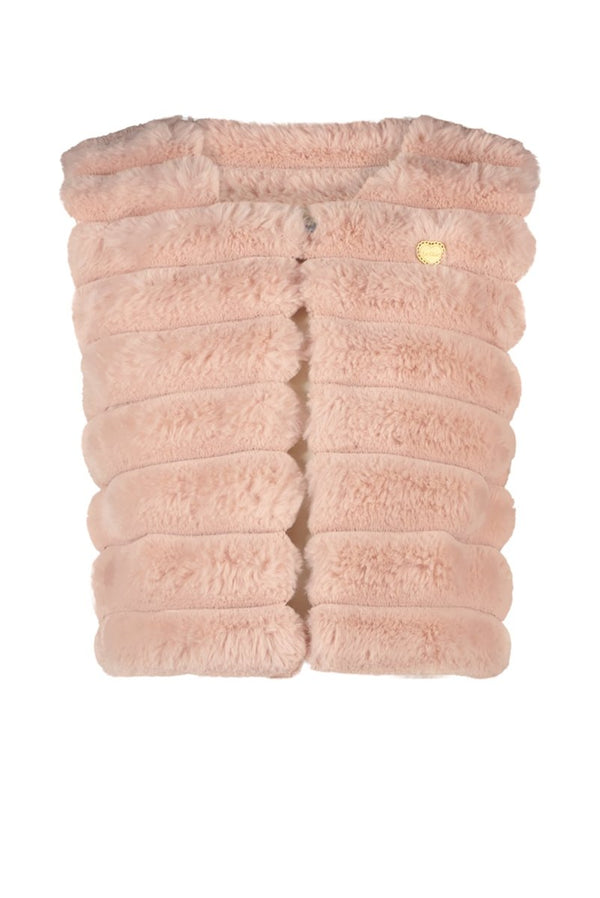 EMORIA bumpy fur gilet - Le Chic Fashion