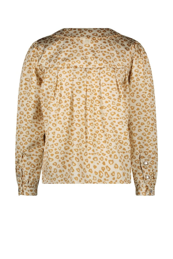 EXPLORE pleated leopard blouse - Le Chic Fashion