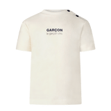GARÇON baby logo T-shirt navy - Le Chic Fashion
