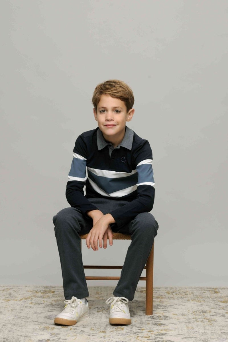 NEIL cut & sew polo - Le Chic Fashion