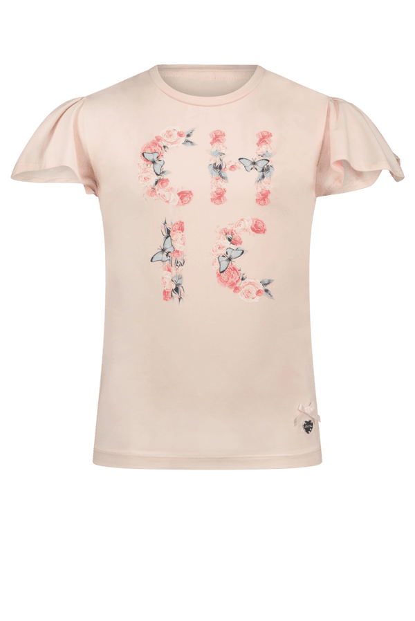 NEL CHIC-flowers print T-shirt - Le Chic Fashion