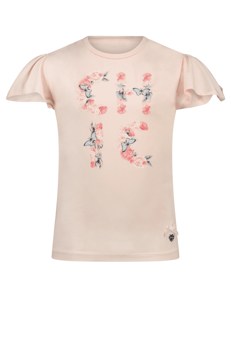NEL CHIC-flowers print T-shirt - Le Chic Fashion