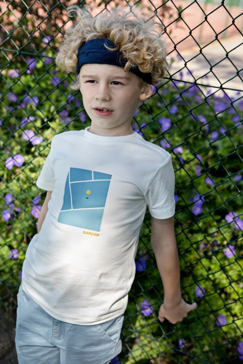 NOLAN GARÇON tennis court T-shirt - Le Chic Fashion