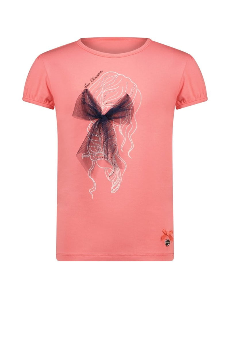 NOMMY hairdo & big bow T-shirt - Le Chic Fashion