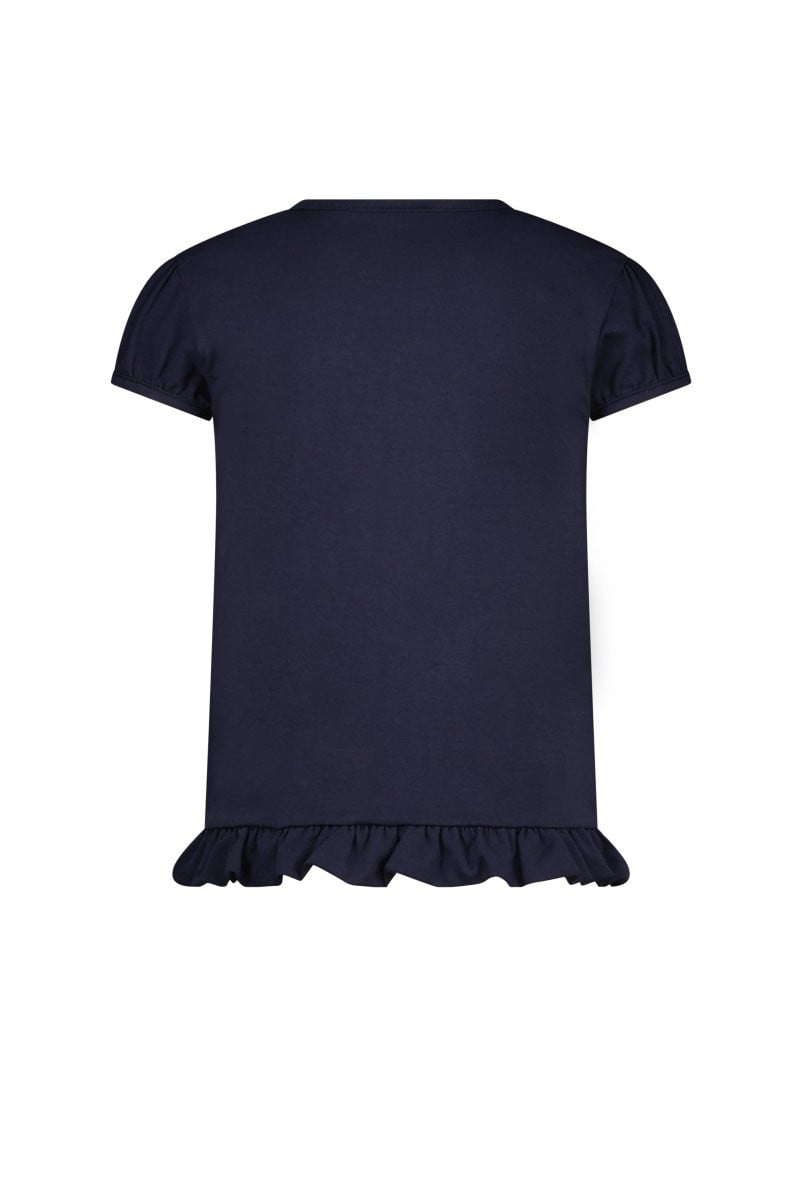 NOMSA AOP-bow at chest T-shirt - Le Chic Fashion