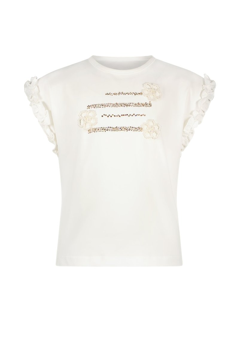 NOPALY flowers & lines T-shirt Spring/Summer '24 - Le Chic Fashion