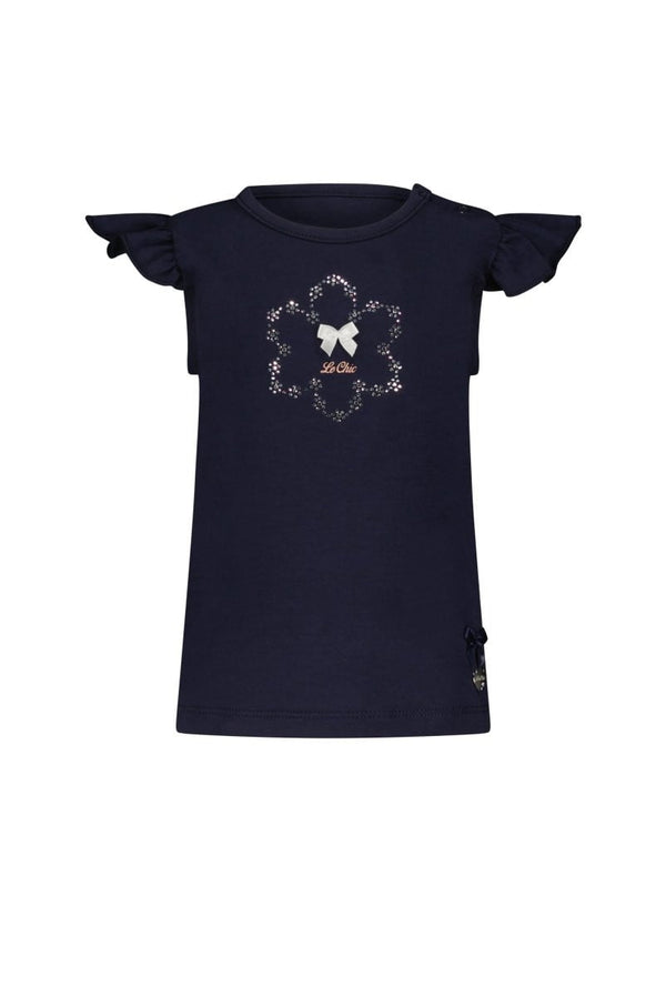NOSSA daisy rhinestone T-shirt - Le Chic Fashion