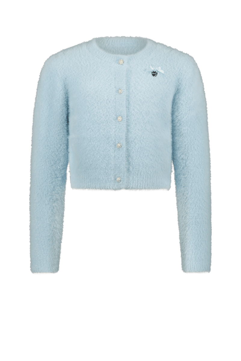 OLICIA fluffy knit cardigan - Le Chic Fashion