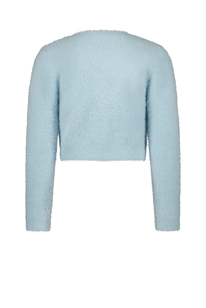 OLICIA fluffy knit cardigan - Le Chic Fashion