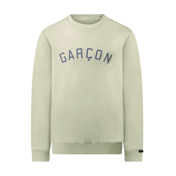 GARÇON puff print sweater - Le Chic Fashion