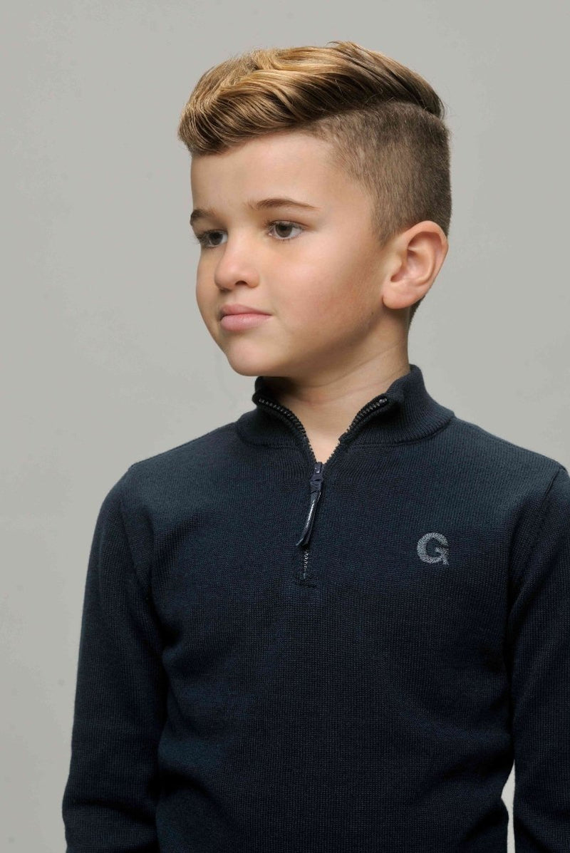 OLSSEN collar & zip pullover - Le Chic Fashion