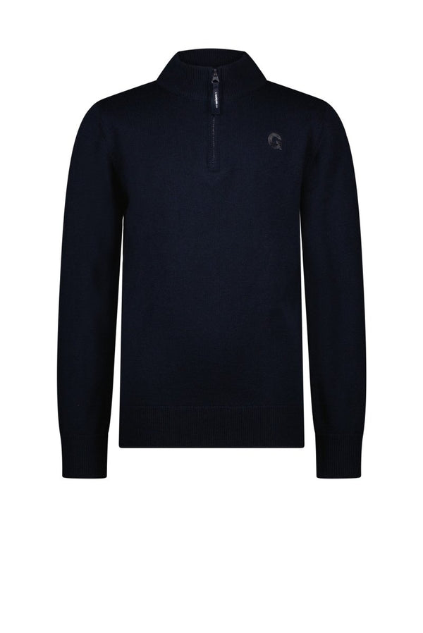 OLSSEN collar & zip pullover - Le Chic Fashion