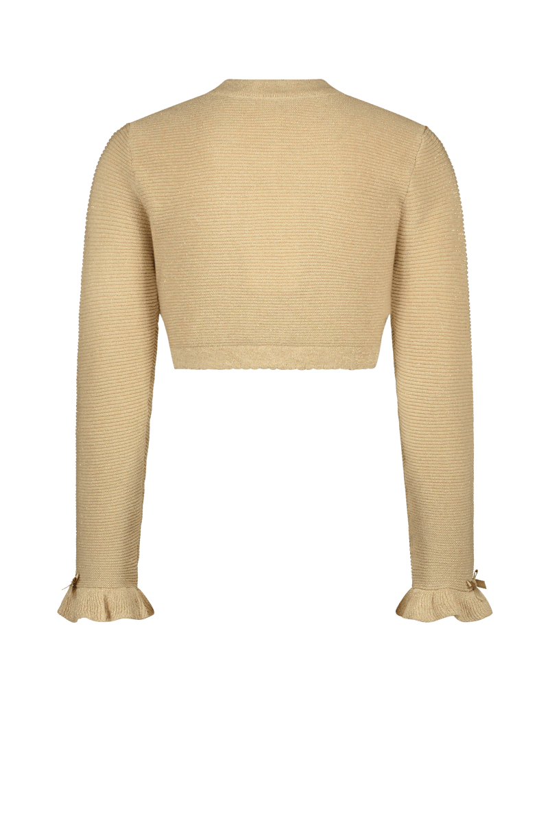OMARA lurex knit bolero - Le Chic Fashion